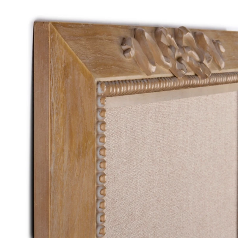 Natural Wood Bow Detail Pinboard