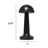 Metal Mushroom Mini Cordless Lamp