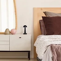 Metal Mushroom Mini Cordless Lamp