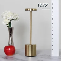 Gold Metal Magic Disc Cordless Lamp