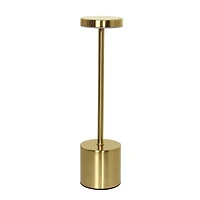 Gold Metal Magic Disc Cordless Lamp