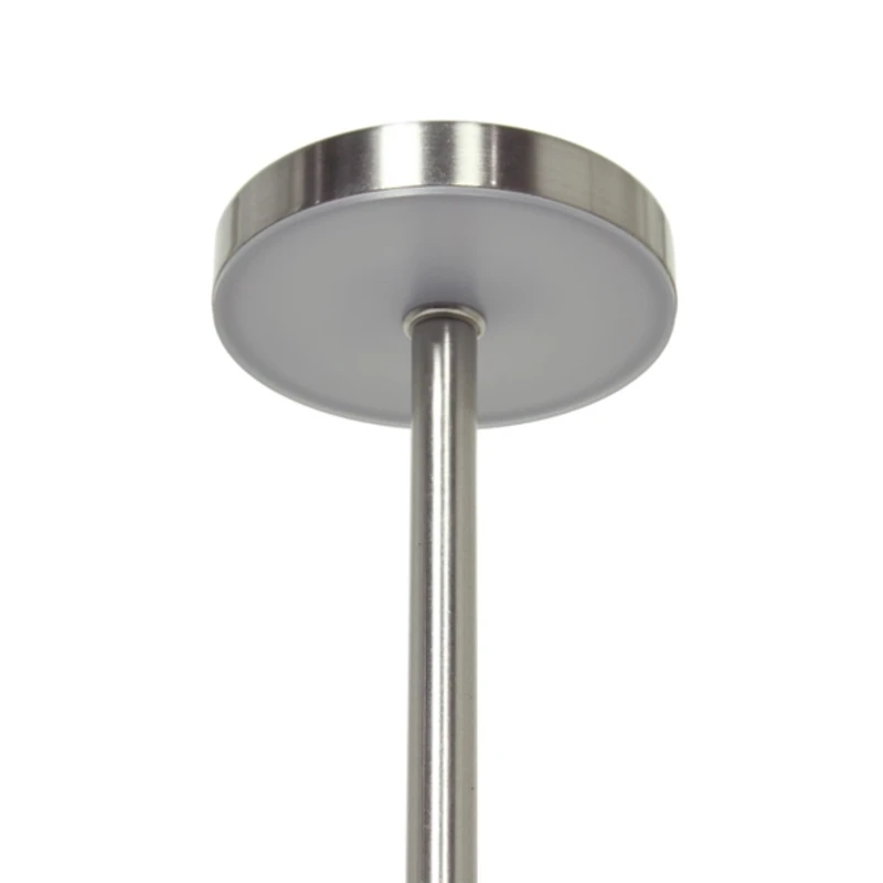 Silver Metal Magic Disc Cordless Lamp