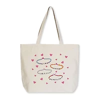 Friendship Bracelet Canvas Tote Bag