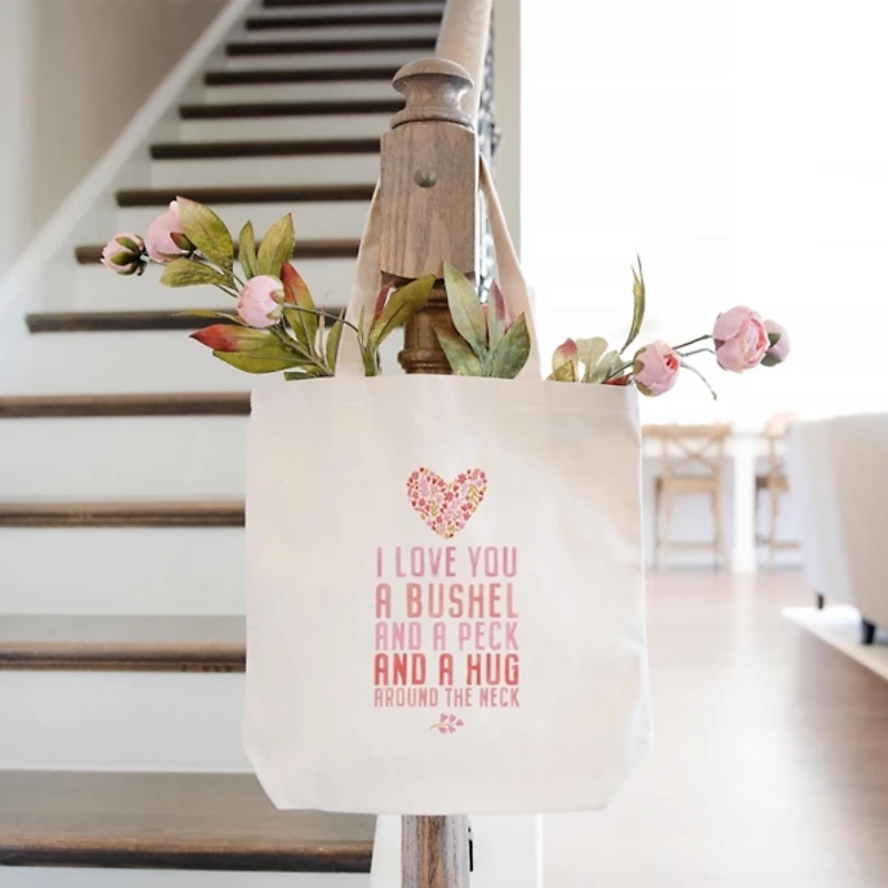 Bushel and Peck Canvas Tote Bag