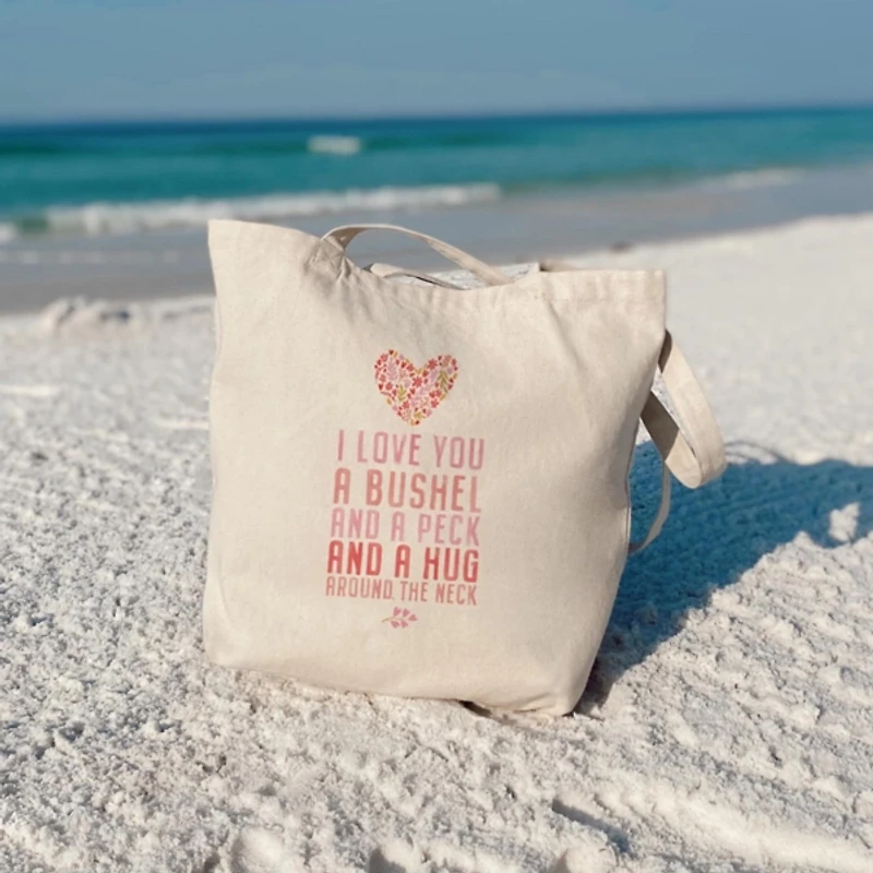 Bushel and Peck Canvas Tote Bag