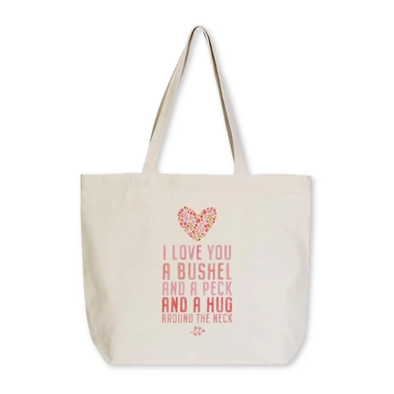Bushel and Peck Canvas Tote Bag