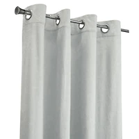 White Bristol Darkening Curtain Panel, 108 in.