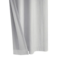 White Bristol Darkening Curtain Panel, 108 in.