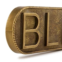 Antique Gold Blessed Wall Plaque