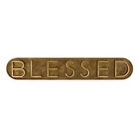 Antique Gold Blessed Wall Plaque