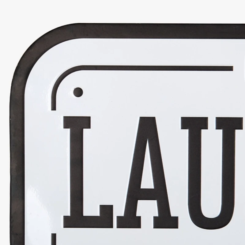 Laundry Co. Metal Wall Plaque