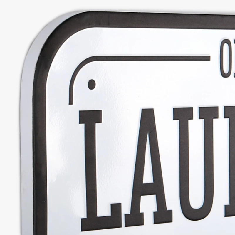 Laundry Co. Metal Wall Plaque