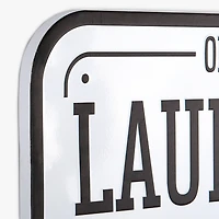 Laundry Co. Metal Wall Plaque