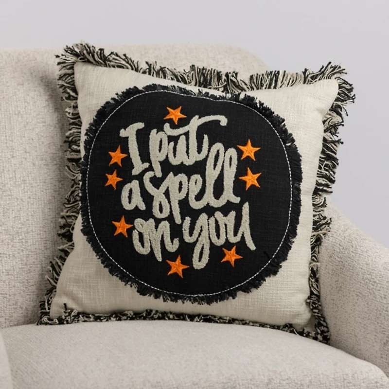I Put a Spell on You Fringe Pillow