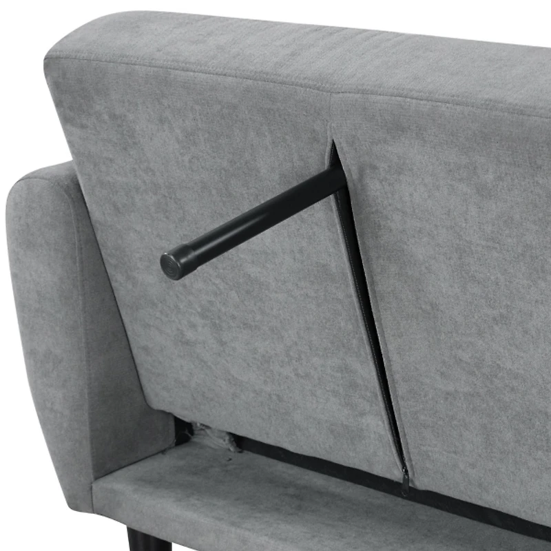 Gray Tufted Allen Convertible Sofa
