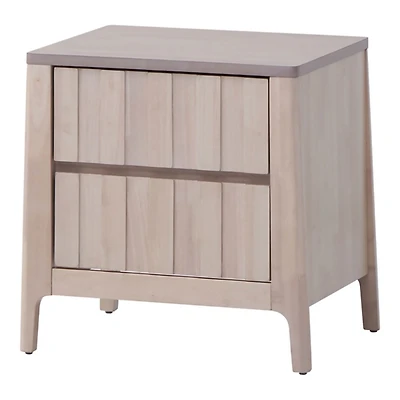 Wooden Mid-Century Modern Nelle Nightstand