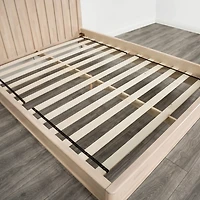 Wooden Mid-Century Modern Nelle Twin Bed