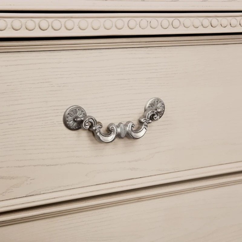 Antique White Emma 2-Drawer Wood Nightstand