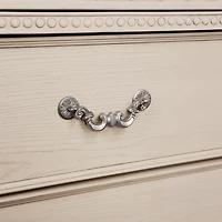 Antique White Emma 2-Drawer Wood Nightstand