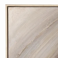 Neutral Textured Abstract Framed Canvas Art Print