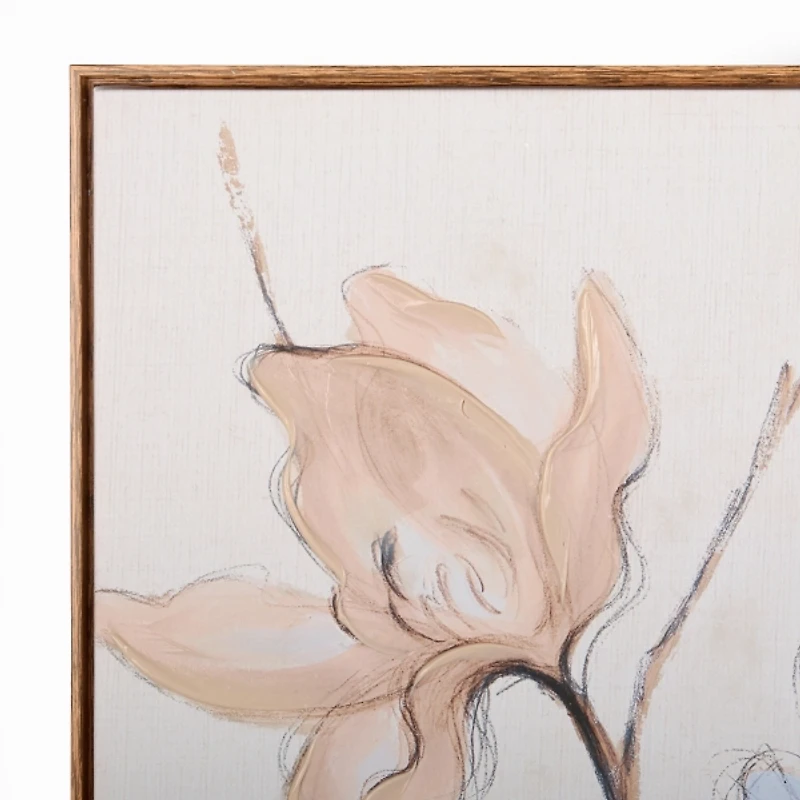 Captivating Garden Framed Canvas Art Print