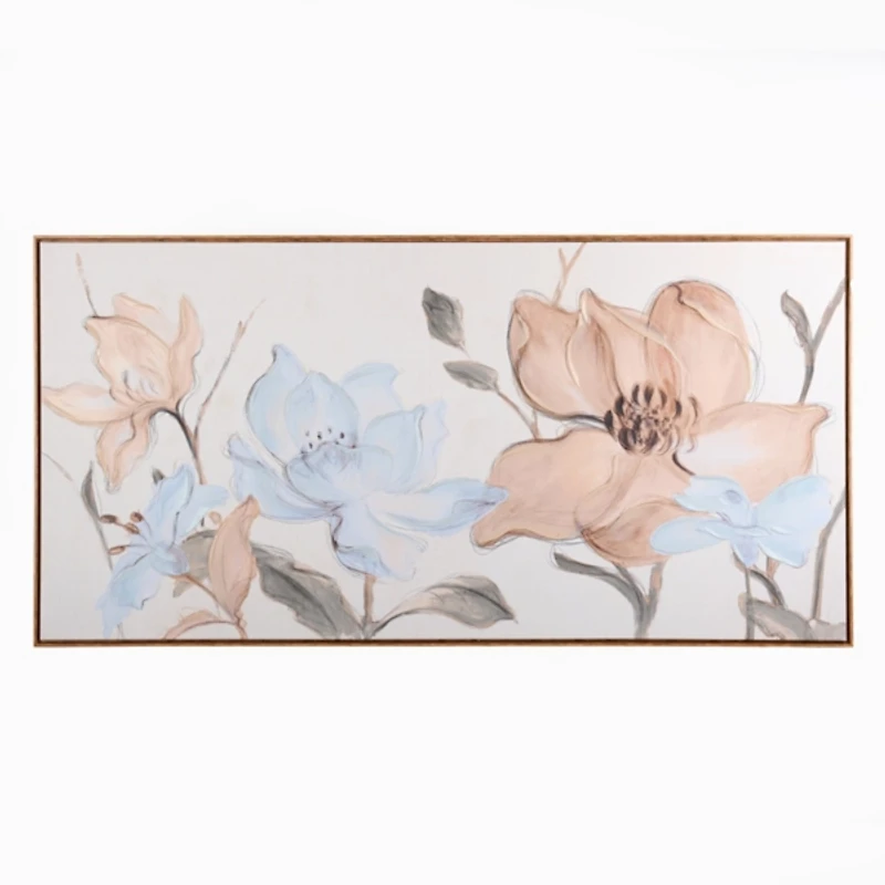 Captivating Garden Framed Canvas Art Print