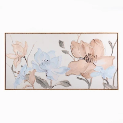 Captivating Garden Framed Canvas Art Print