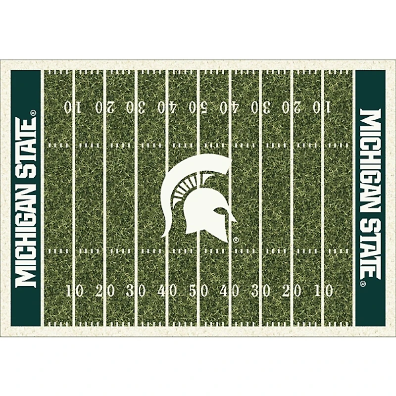 Michigan State Homefield Area Rug, 4x6