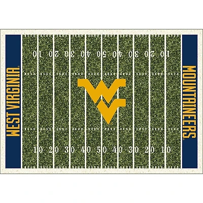 West Virginia University Homefield Area Rug, 4x6