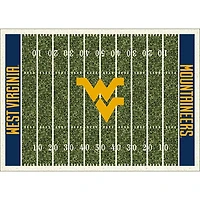 West Virginia University Homefield Area Rug, 4x6