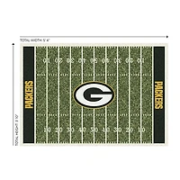 Green Bay Packers Homefield Area Rug, 4x6
