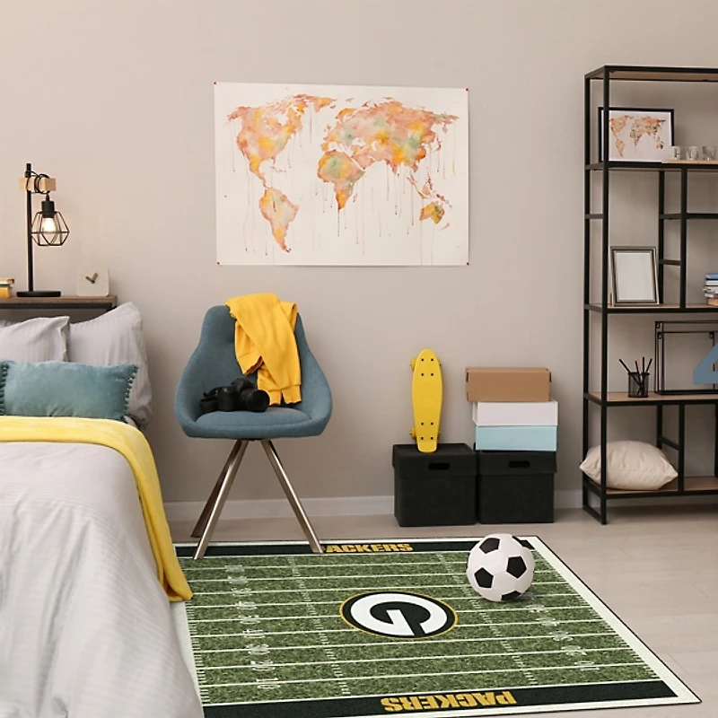 Green Bay Packers Homefield Area Rug, 4x6