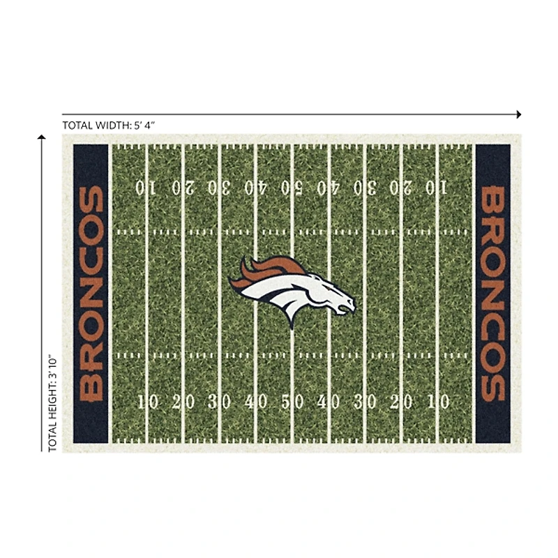 Denver Broncos Homefield Area Rug, 4x6