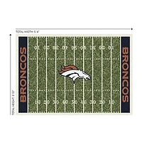 Denver Broncos Homefield Area Rug, 4x6