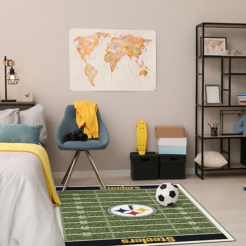 Pittsburgh Steelers Homefield Area Rug, 4x6