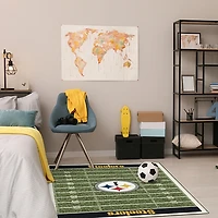 Pittsburgh Steelers Homefield Area Rug, 4x6