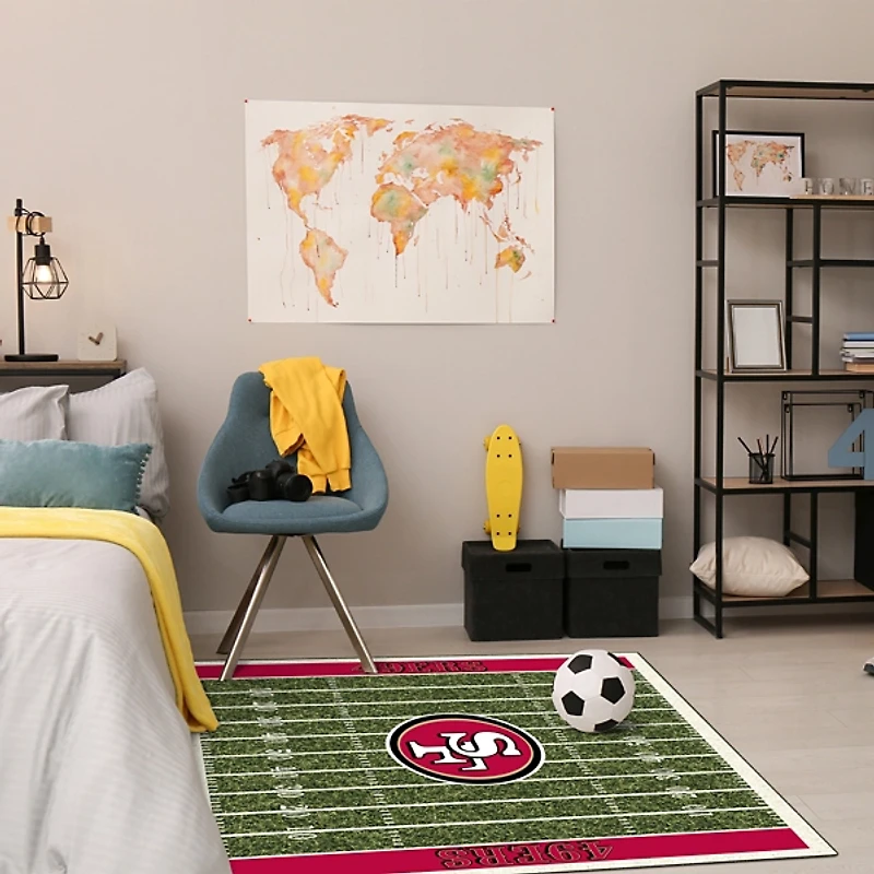 San Francisco 49ers Homefield Area Rug, 4x6