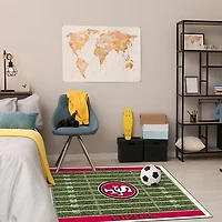 San Francisco 49ers Homefield Area Rug, 4x6