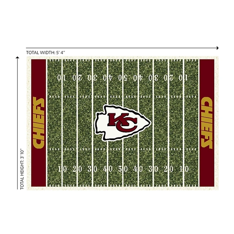 Kansas City Chiefs Homefield Area Rug, 4x6