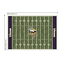 Minnesota Vikings Homefield Area Rug, 4x6