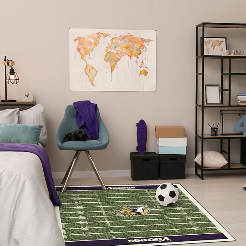Minnesota Vikings Homefield Area Rug, 4x6
