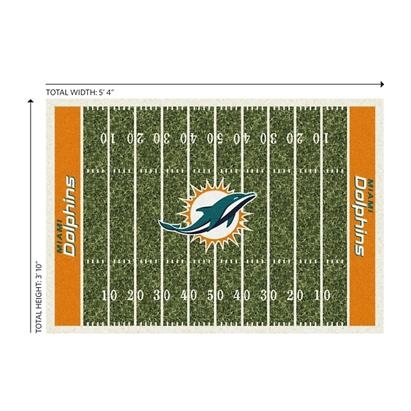 Miami Dolphins Homefield Area Rug, 4x6