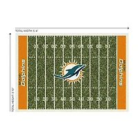 Miami Dolphins Homefield Area Rug, 4x6