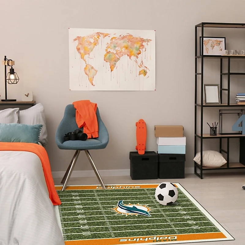 Miami Dolphins Homefield Area Rug, 4x6