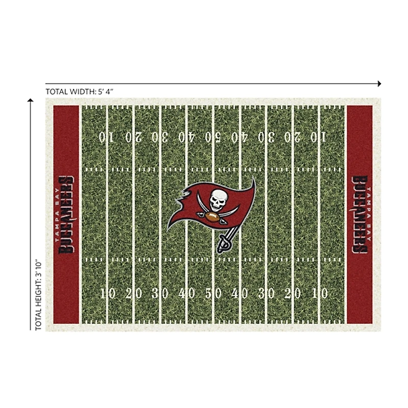 Tampa Bay Buccaneers Homefield Area Rug, 4x6