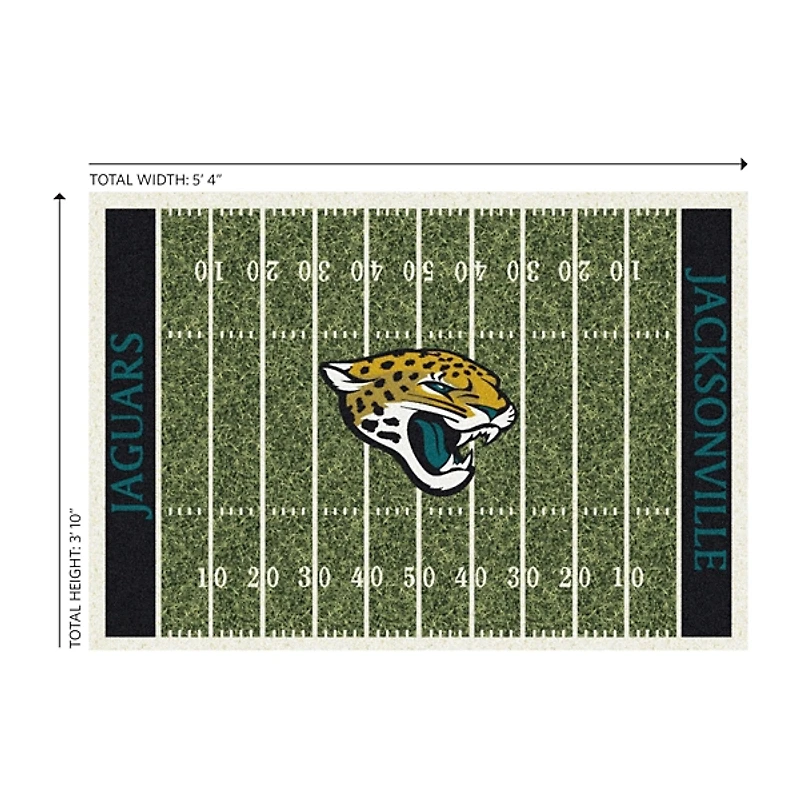 Jacksonville Jaguars Homefield Area Rug, 4x6