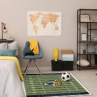 Jacksonville Jaguars Homefield Area Rug, 4x6
