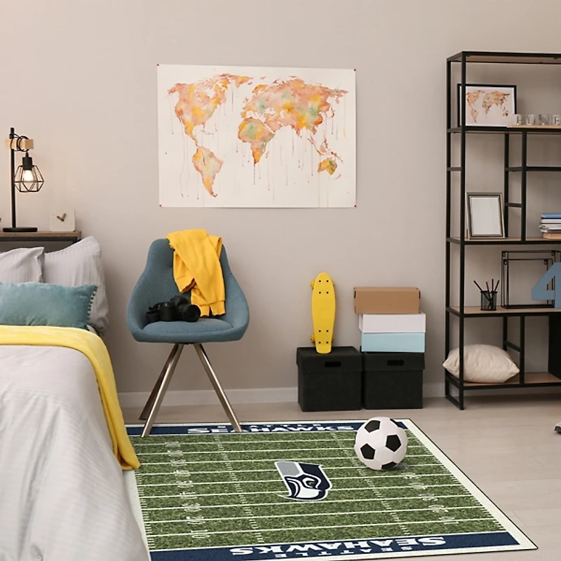 Seattle Seahawks Homefield Area Rug, 4x6