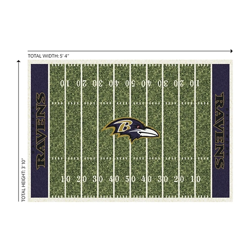 Baltimore Ravens Homefield Area Rug, 4x6