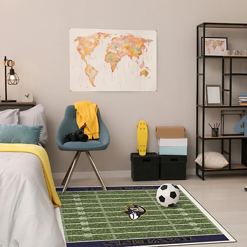 Baltimore Ravens Homefield Area Rug, 4x6